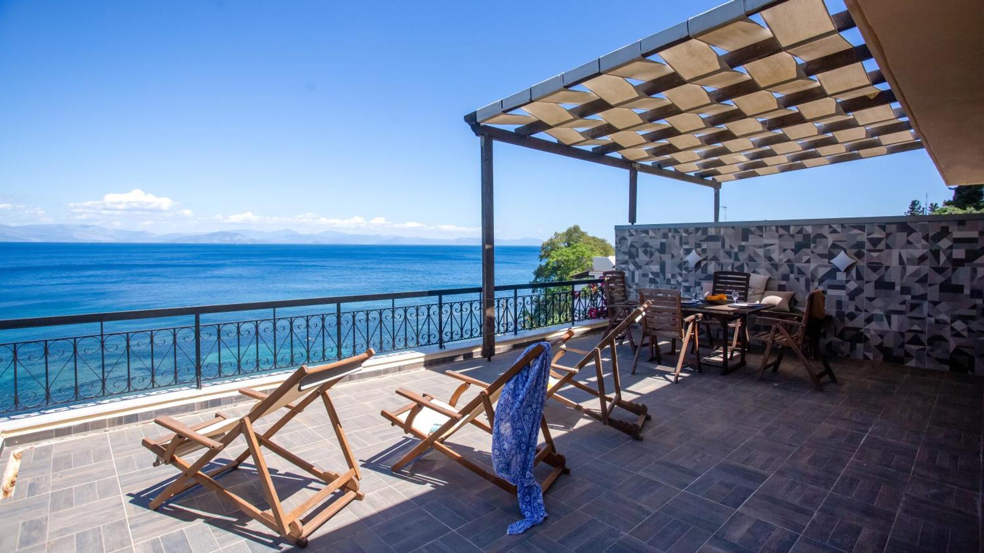 Ionian Kaizer Boutique Daire Achílleion Dış mekan fotoğraf
